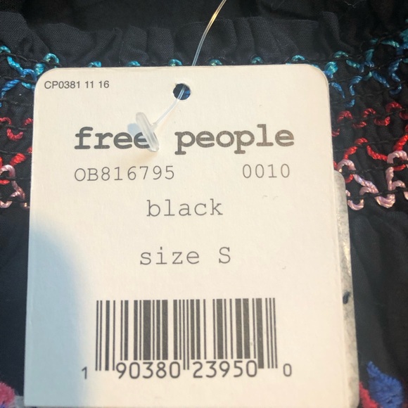 Free People Sunbeams Floral Embroidered Off The Shoulder Mini Dress NWT! Sz S - Picture 8 of 10